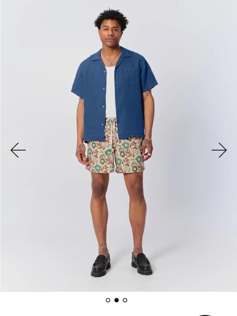 NEW Bather Label Forest Green Linen Shirt Size XL